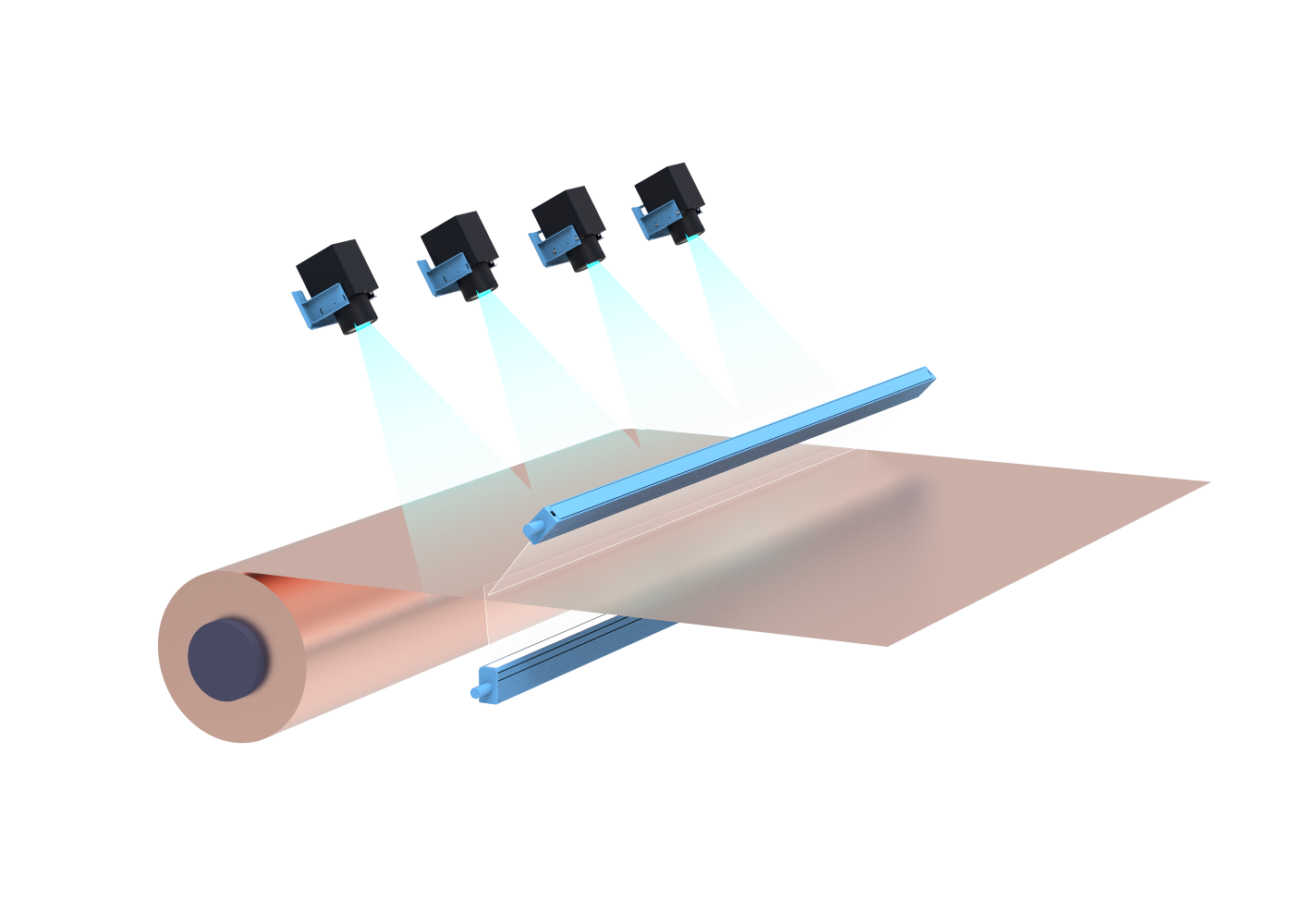 铜箔表面及针孔缺陷在线检测系统